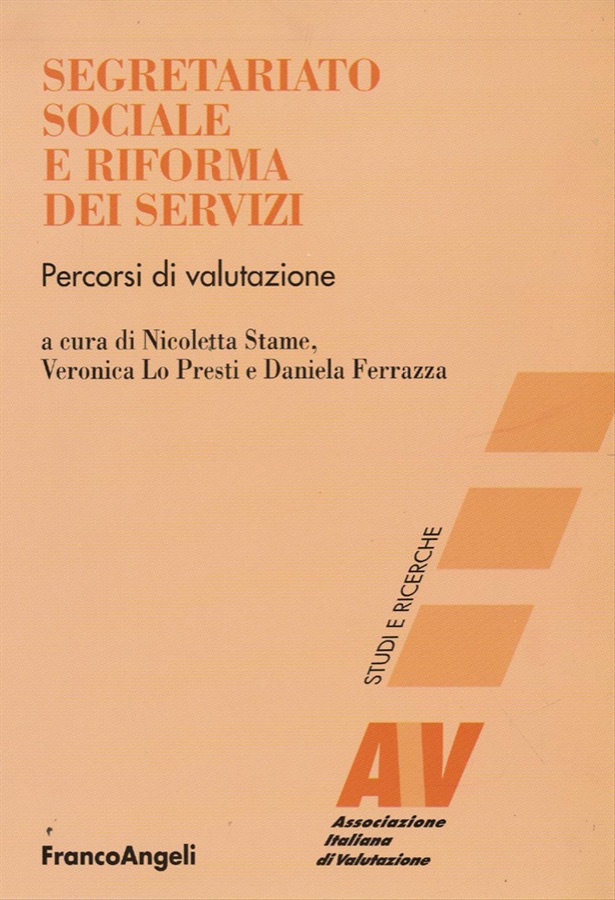 Copertina di Segretariato sociale e riforma dei servizi.