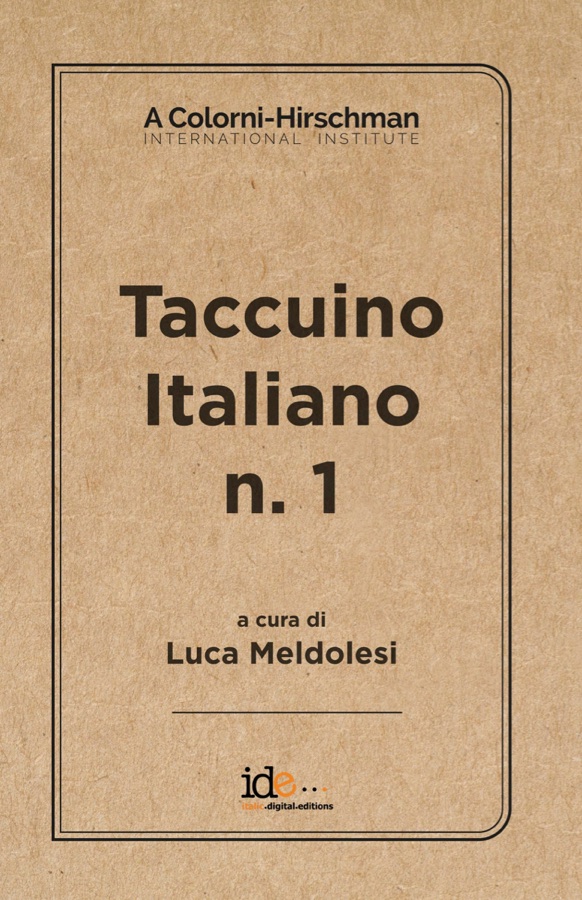 Copertina di Taccuino n. 1